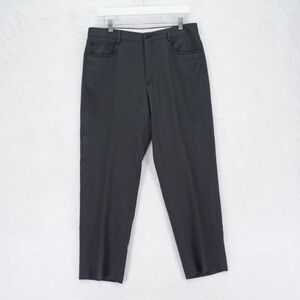 Zanella Nordstrom Wool 5 Pocket Dress Pants "Jeans" Twill Gray 34 / 29 Mid Rise‎